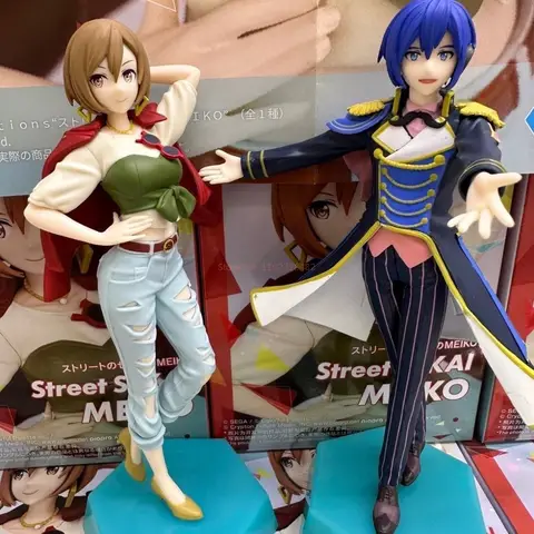 Original Sega Hatsune Miku Färgglad Anime Sekai Project Miku & Megurine Luka & Kagamine Len & Rin & Kaito & Meiko Figurer 8 best sales luka megurine figur - №5