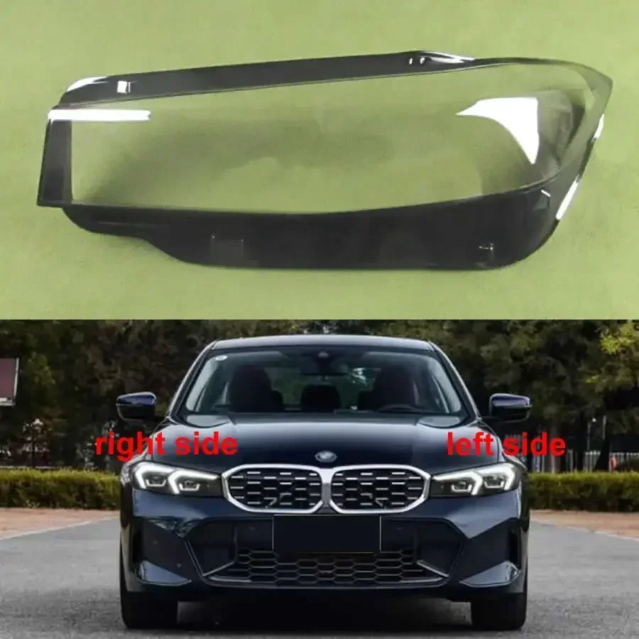 For BMW 3 Series G20 G28 2023 2024 Car Accessories Headlight Lens Cover Headlamp Shell Lampshade Transparent Mask Plexiglass