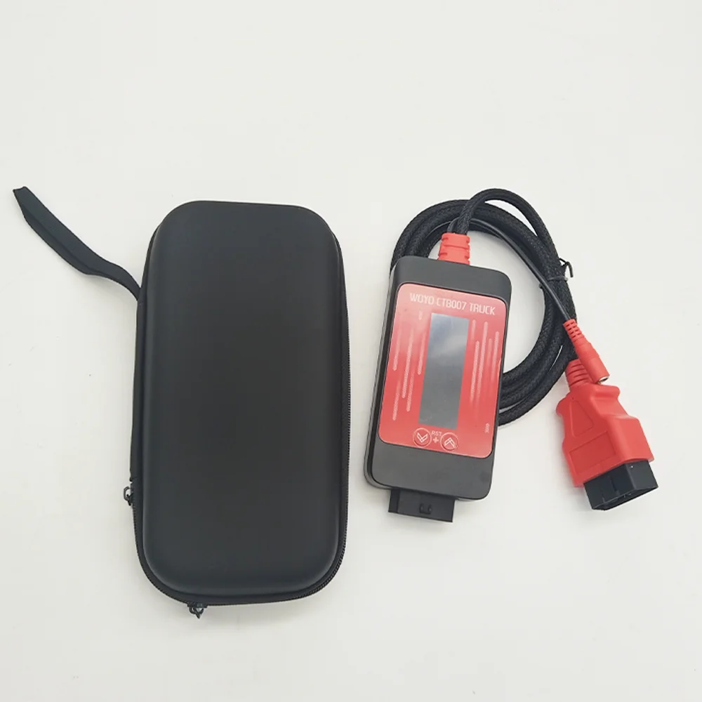 24V to 12V-14.5V Truck/Car Voltage Converter CTB007 16PIN OBD Breakout Box HD LCD RMS Current Monitor Dual Modes 50W Regulator