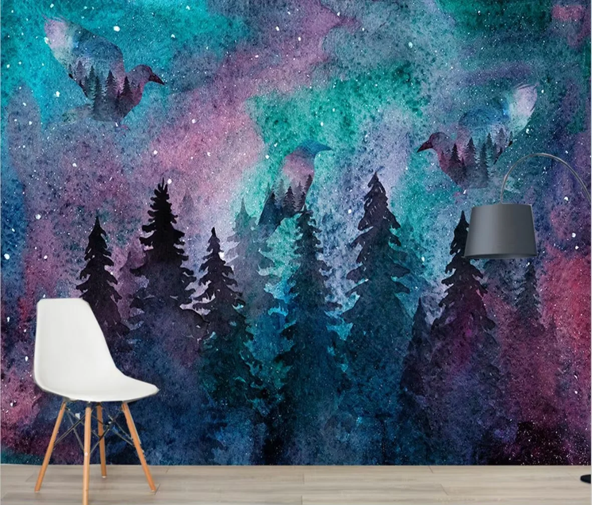 Customized Southeast Tropical Rainforest Plants wallpapers for living room TV Background Wallpaper Bedroom Mural 3D Papier Peint