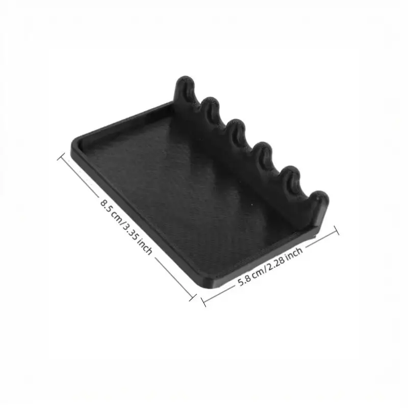 3D 5 Slots Paint Brush Holder With Drip Tray Portable Water Coloring Brushes Organizer Desktop Brush Holders