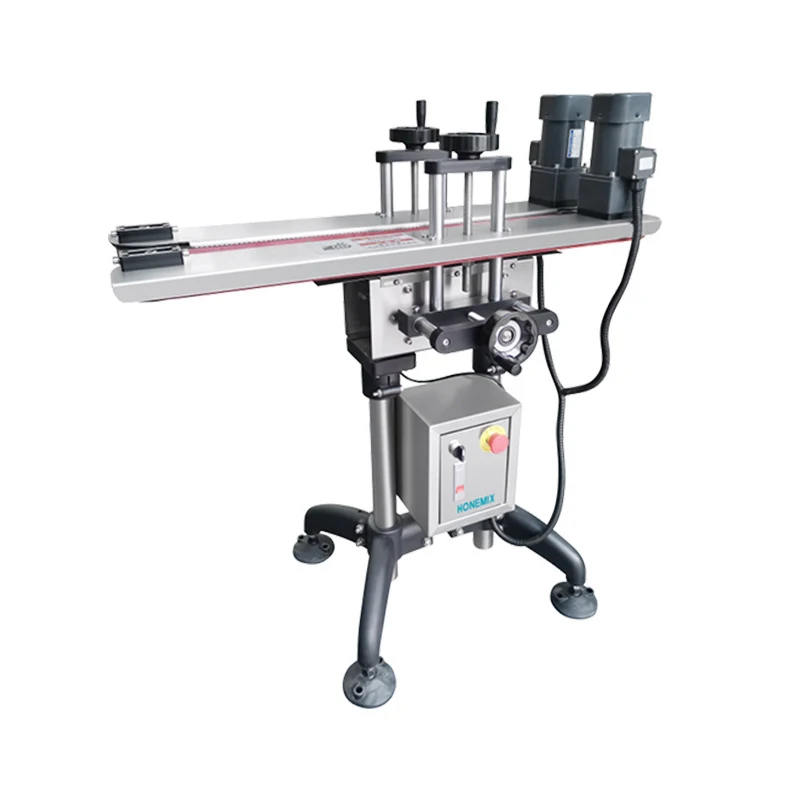 สายพานลำเลียงขวดแก้ว สายพานลำเลียงขวดพลาสติก สายการผลิตบรรจุและติดฉลาก (แบบกำหนดเอง)