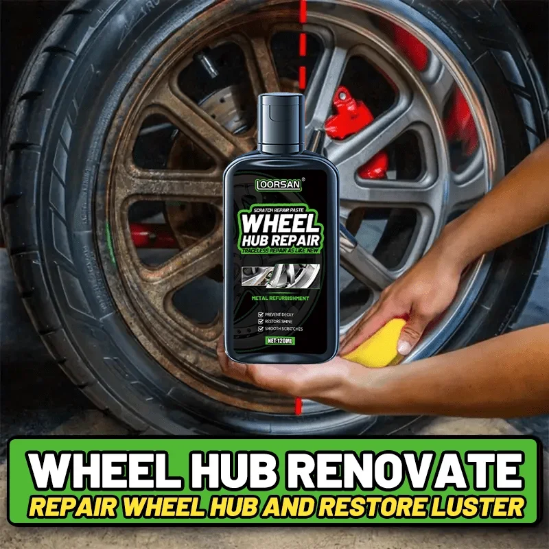 معجون إصلاح محور العجلة - إصلاح الخدوش الاحترافي واستعادة اللمعان للعجلات المصنوعة من السبائك - يتضمن إسفنجة ممتازة لسهولة DIY #5