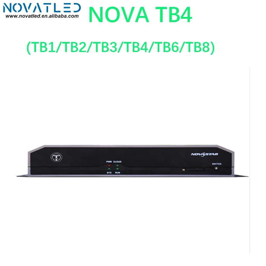 

Best price TB4 TB2 TB3 TB6 TB8 led display controller provider novastar Taurus Series Multimedia Player WiFi Mode and Switching