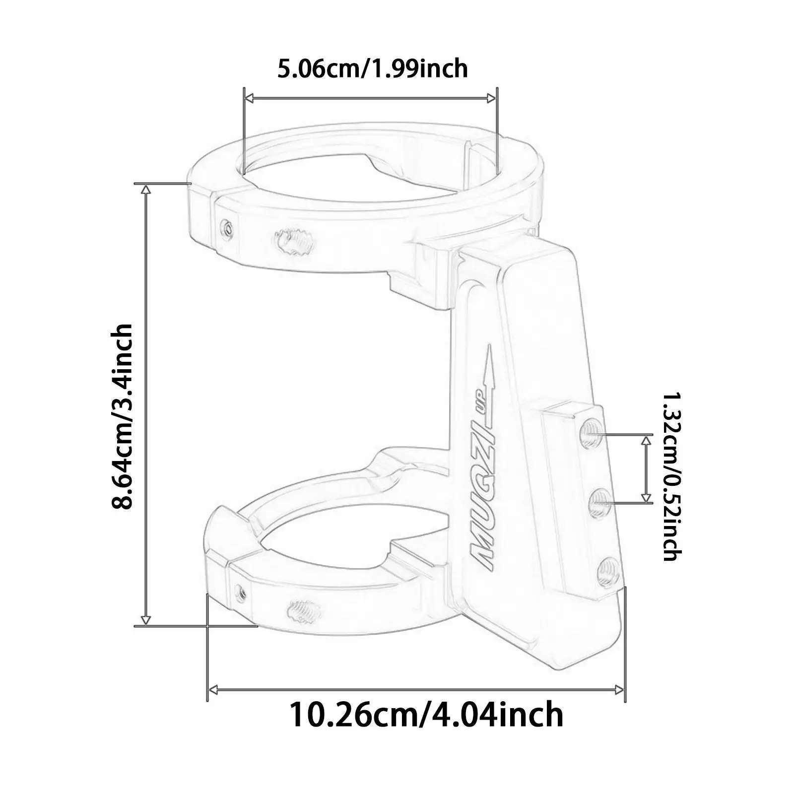 Durable Aluminum Bike Carrier Block Front Bracket Adapter for Bicycle Handlebar Bag Road Mtb Accessories