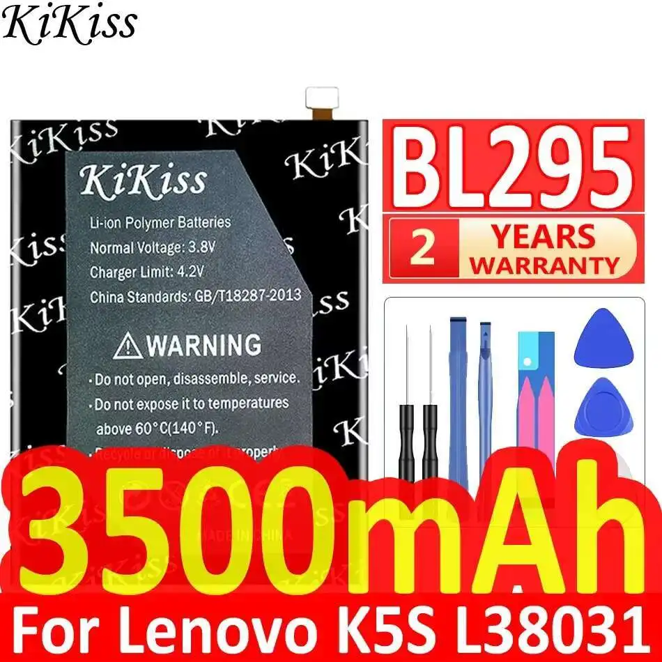 

Good Low-Temperature Performance BL295 Mobile Phone Battery For Lenovo K5S L38031 3500Mah