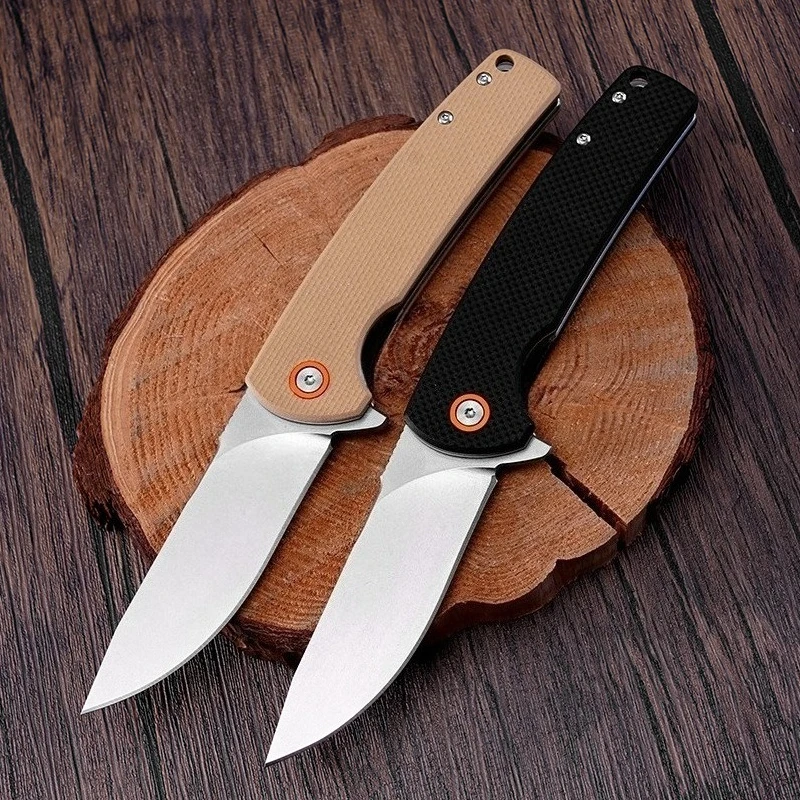 

440C Лезвие G10 Ручка Складной Карман Открытый Кемпинг Выживание Тактический Нож Портативный Утилита Фрукты Самооборона EDC Инструмент Ножи