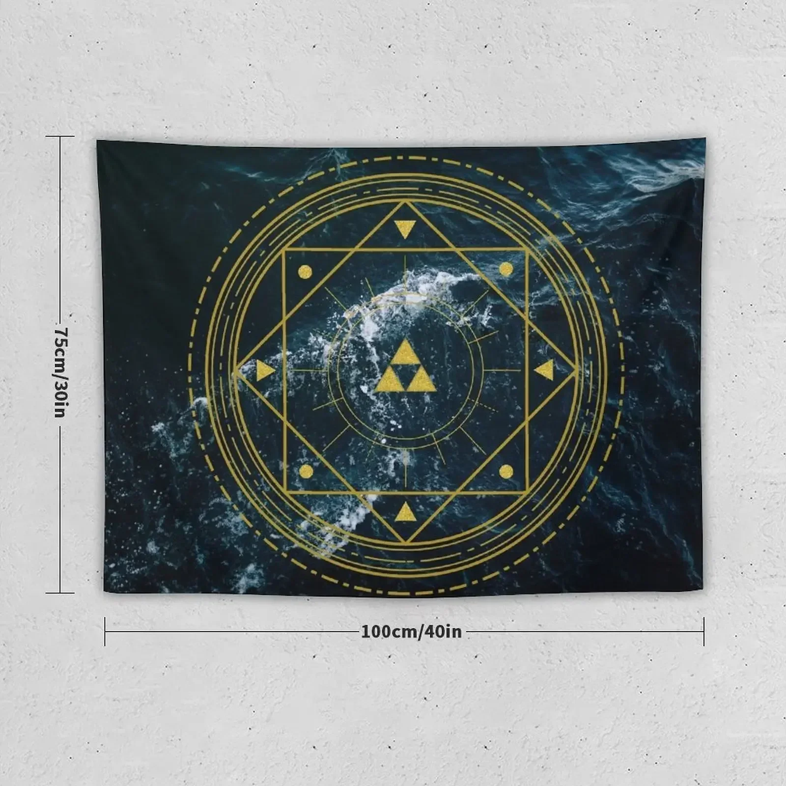 Triforce Geometric Tapestry Decoration Pictures Room Wall Aesthetic Decoration Tapestry