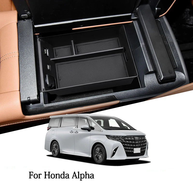 

For Toyota Alphard 40 Series 2024 Armrest Box Storage Box Gas Car Room Interior Decoration Auto Accessories