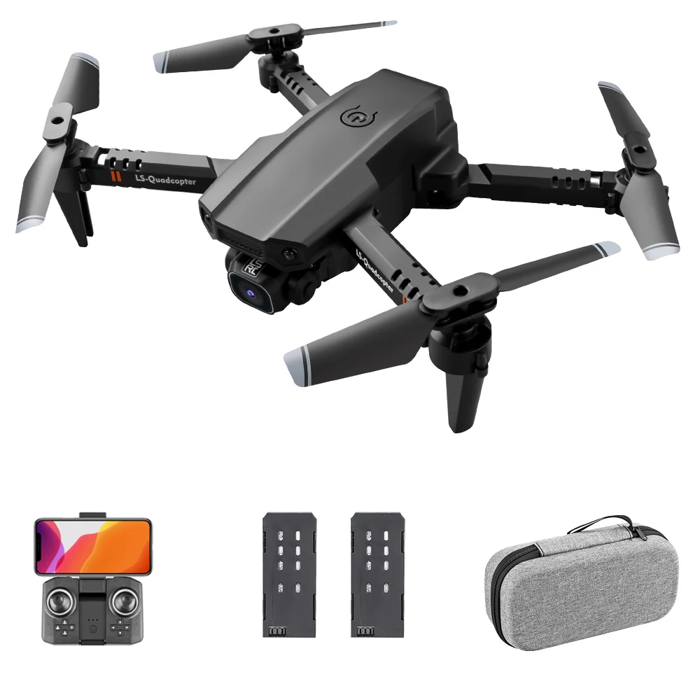 LS-XT6 RC Drone with Camera 4K Camera Track Flight Gravity Sensor Gesture Photo Video Altitude Hold Headless Mode RC Quadcopte