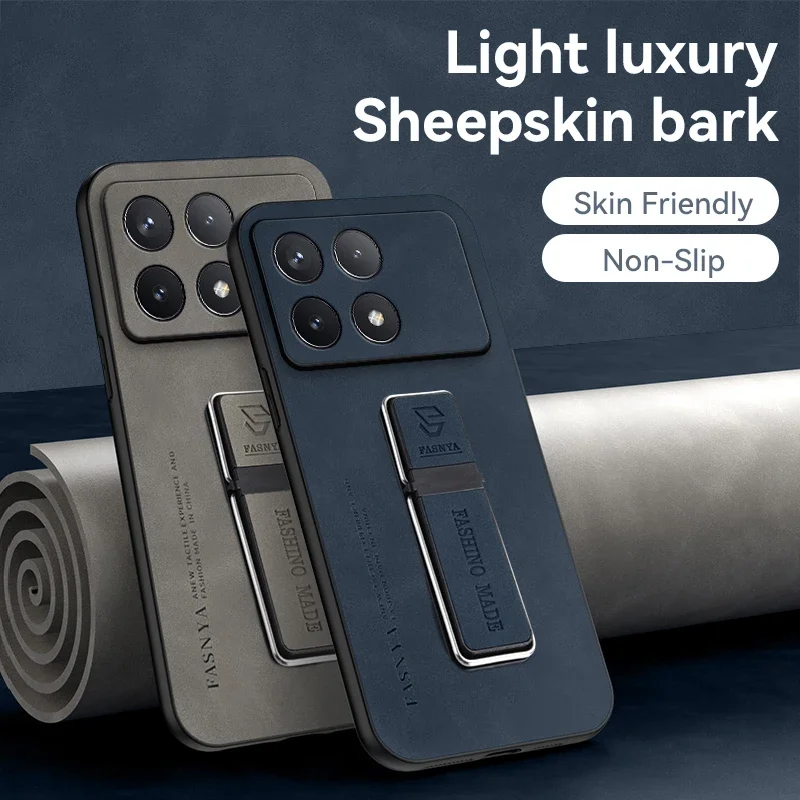 حافظة هاتف لهاتف Poco F7 Ultra F5 F6 X3 X4 F3 F4 GT X5 X6 X7 Pro حافظة كاملة للعدسات مع حامل غطاء خلفي ناعم من السيليكون #5