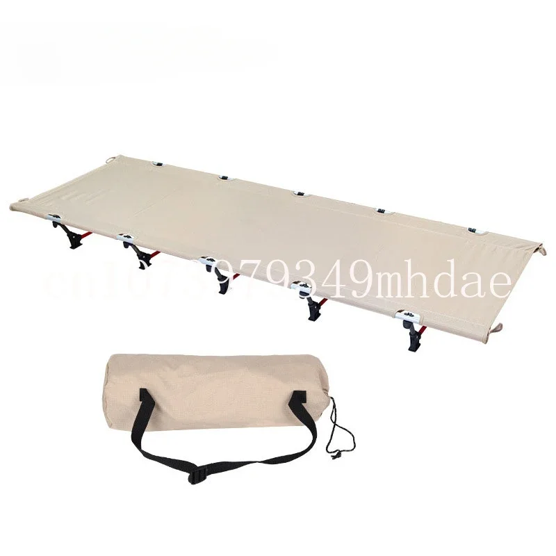 

74 * 25 * 5in Camping Cots Compact Ultralight Camping Bed Outdoor Beach Travel Tent Sleeping Fishing Cots Portable Folding Bed