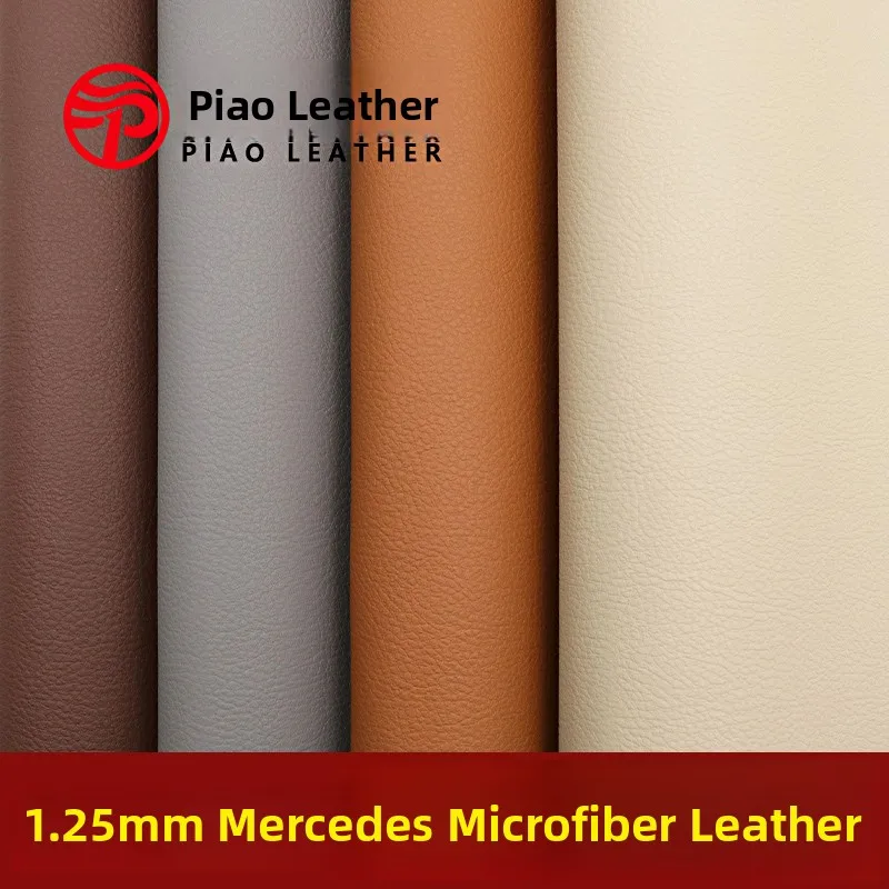 

Thiened Superfiber Leather Fabric for Interior Decoration PU Leather Simulated Leather Modern Sle