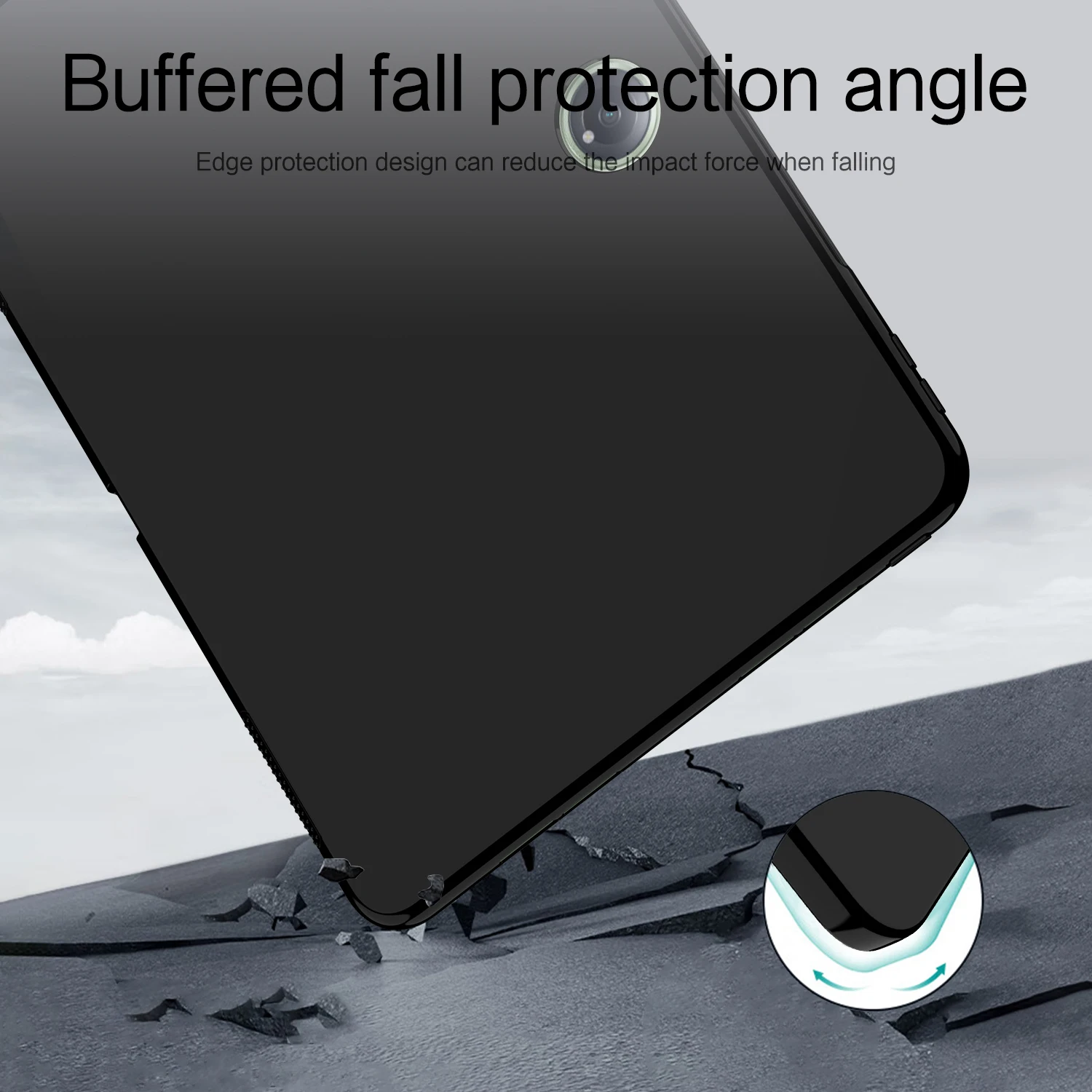 HUWEI Soft Case dla OnePlus Pad Pro 12,1 cala 2024 Tablet dla One Plus OnePlus Pad 2 Pad Pro Silicone Cover TPU Shell Back Case