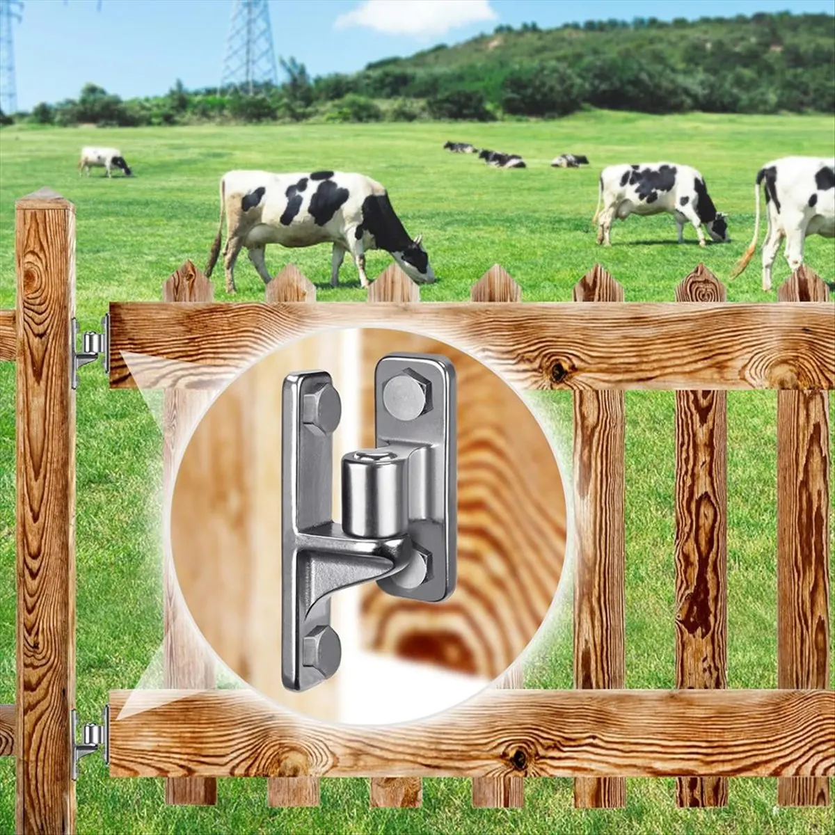 [happily]stainless-steel-gate-hinges-2set-wall-mount-gate-hinges-for-farm-with-non-welding-chain-link-fence-parts-5-8inch