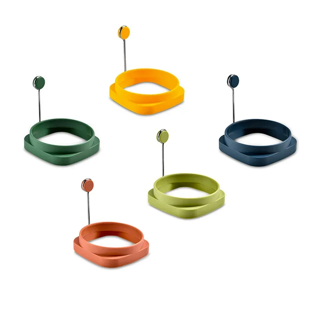 

Набор силиконовых фритюрниц для яиц (упаковка из 5 шт.) Инструменты с эргономичной конструкцией для изготовления вкусных омлетов, которые легко на дому.