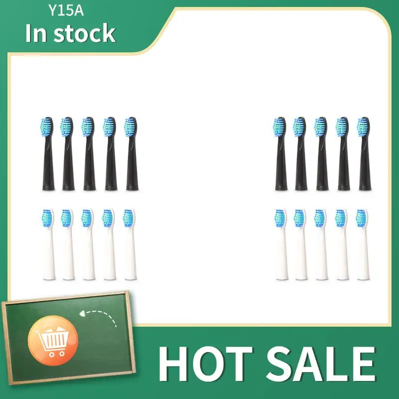 

Y15A 20PCS Electric Toothbrush Heads For Fairywill FW-507/508/551/917/959,FW-D1/FW-D3/FW-D7/FW-D8