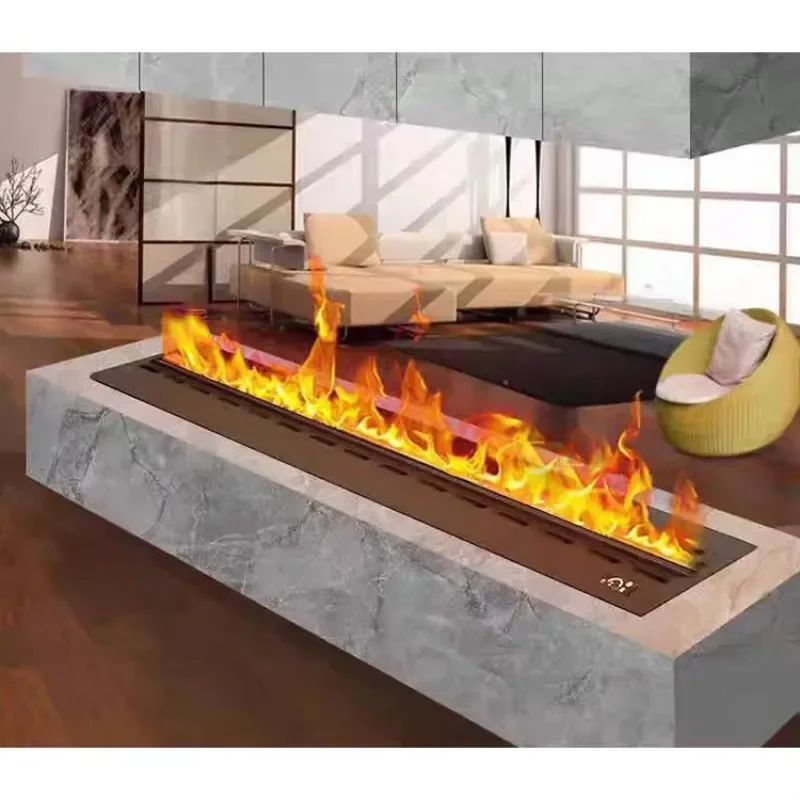 【الأكثر مبيعًا】مدفأة كهربائية بسيطة وهادئة بإدخال لهب اصطناعي 800 مم مدفأة Led مزخرفة ثلاثية الأبعاد