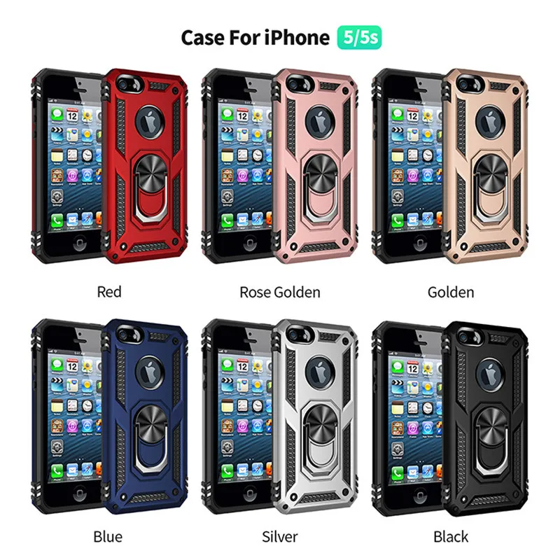 For iPhone 5s 5 se 2016 2020 2022 13 Pro Max 12 11 Case Magnet Ring Cover For iPhone se 2016 5 S 5G iPhone5s 4.0\