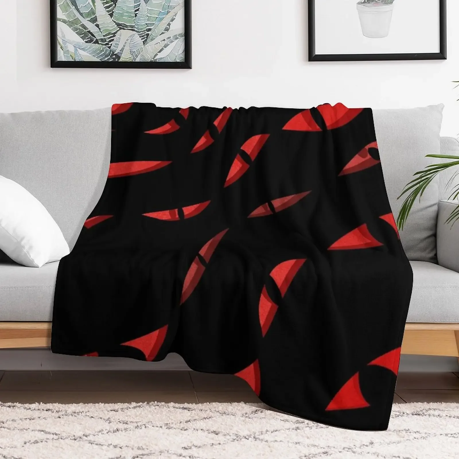 Cowardly Throw Blanket Decorative Beds Flannel Fabric Hair Sofa Blankets