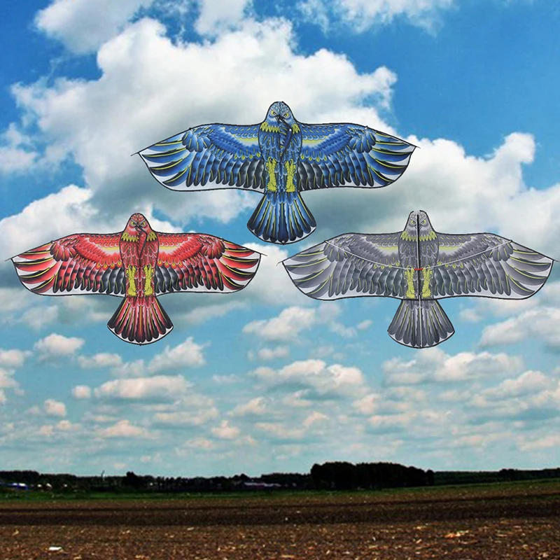 1Pc Color Random New Eagle Kite Kids Flying Bird Kite Windsock Outdoor Toys Garden Cloth Toy Gift For Kids