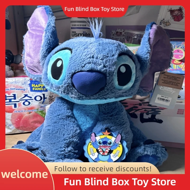 30/45/60/80 سنتيمتر ديزني حجم كبير ليلو و غرزة محشوة ألعاب من نسيج مخملي غرزة دمية لينة Kawaii غرفة ديكور وسادة اللعب فتاة Kawaii هدية