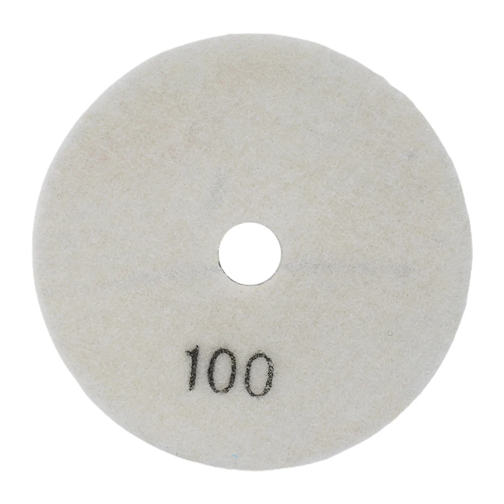 4inch Wet/Dry Granite Concrete Marble Glass Stone Sanding Hook And Loop Backed Flexible