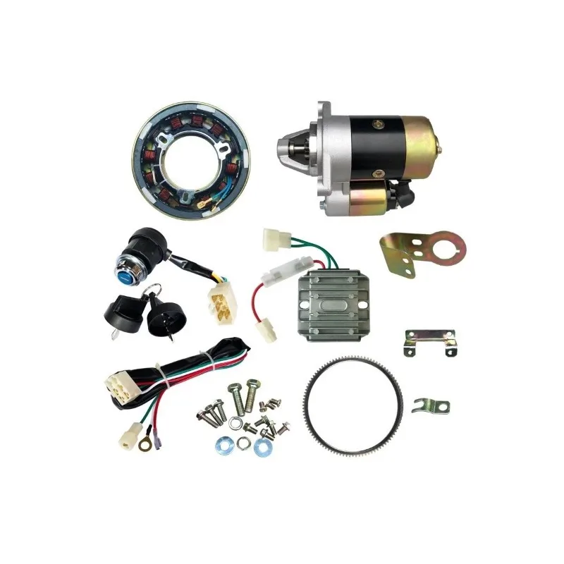 BB ELECTRIC START CONVERSION KIT L70 FOR YAN-MAR 178F ENGINES STARTER MOTOR