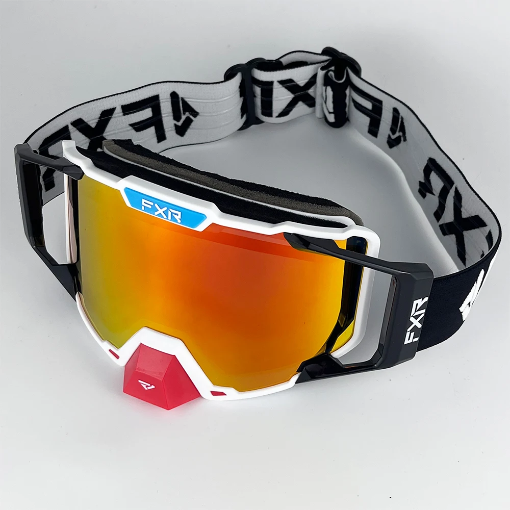 FXR موتوكروس نظارات مكافحة الضباب التزلج نظارات ATV MTB حماية الدراجات سباق الدراجات النارية نظارات يندبروف على الجليد حملق