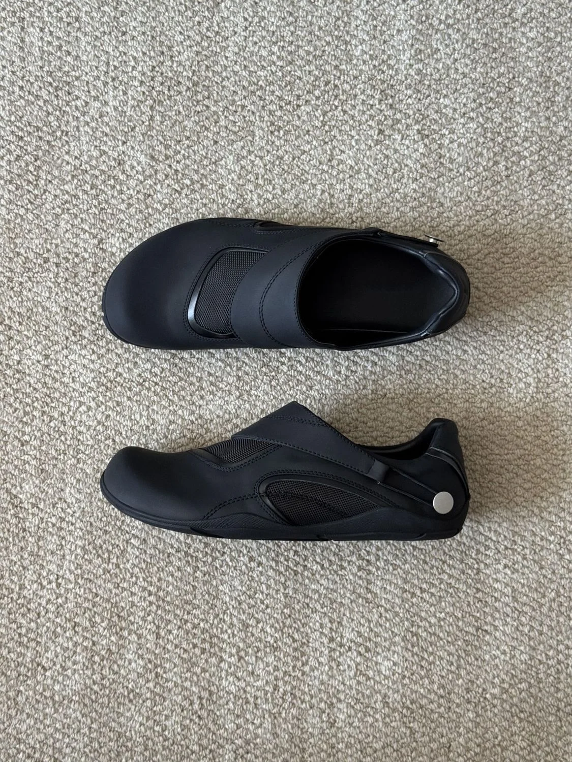 

German Training Shoes Men's Lazy One-Step Thin Bottom Outdoor Barefoot Shoes British Style Commute Casual Racing Shoes