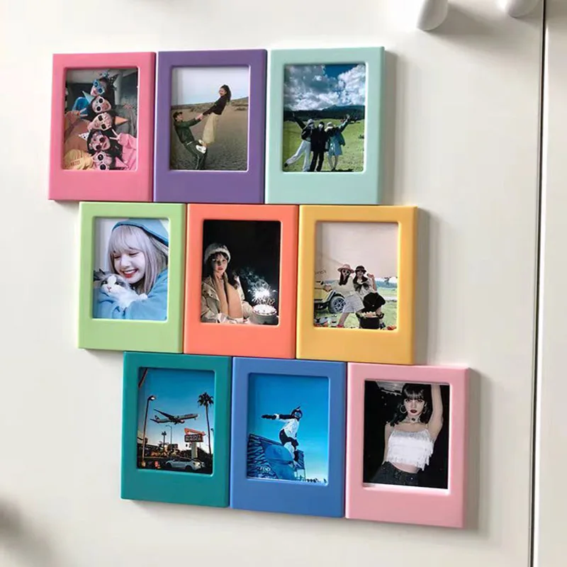 3 Inch Magnet Photo Frames For Fujifilm Instax Mini 12/11/Evo /40/9/7+/SE/90/99/Link2 For Fujifilm Instax Mini Film Photo Frames