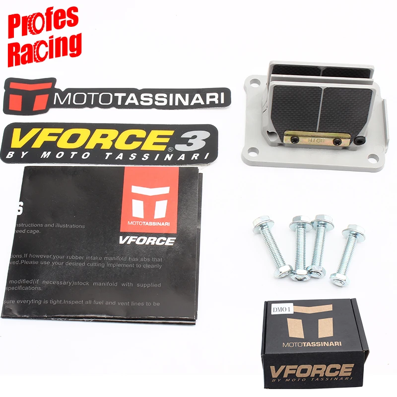 Accesorios para motocicleta HONDA, válvula de admisión de fibra de carbono V-Force Delta 2, sistema V Force para DM01 CR125 NSR 1987-2000 2002