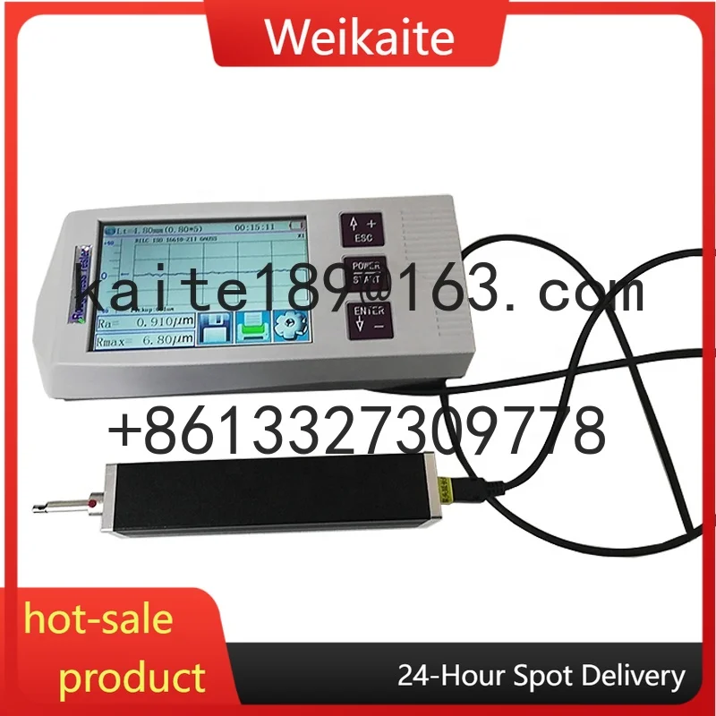 

NDT160 Portable Surface Roughness Tester with Touch Screen and Printer