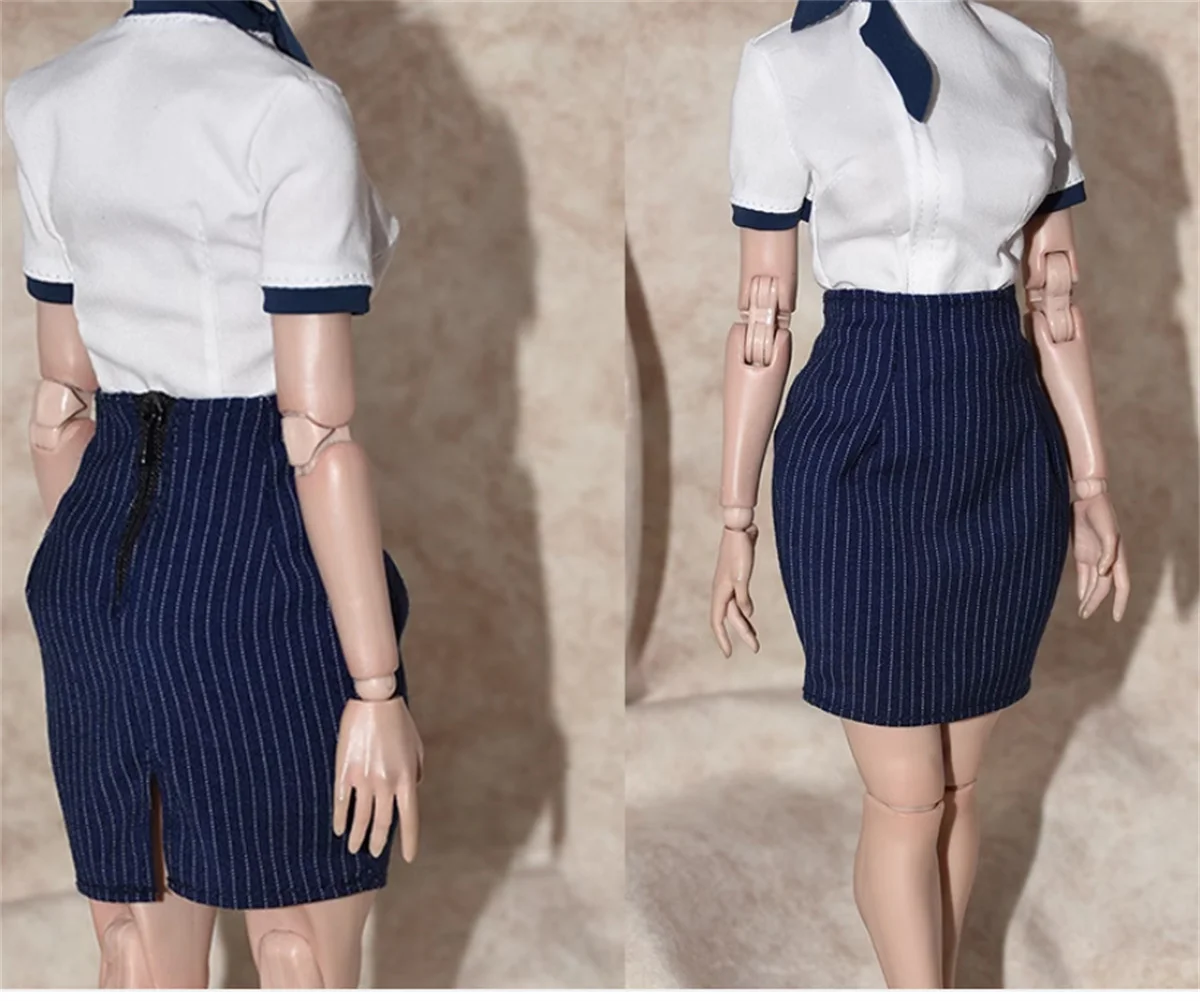 

1: 6 professional women Shirt Dress uniforms Shirt dress Toys model fit AT202 tbleague PH S52 S34 S35 Action Figure