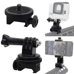 Tactical 20mm Picatinny Rail Mount Mobile Phone Sport Camera Holder Mount For For Iphone Cell Phones Gopro Sports Camera