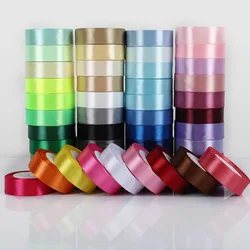 25yards/roll 2cm nastro di raso per confezioni regalo fiocchi fare mazzi floreali ghirlande fai da te progetti di cucito decorazioni per feste di matrimonio