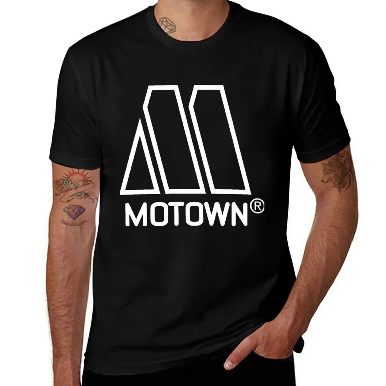 Motown merch record T-Shirt Classic Graphic Short Sleeve Top T-Shirt