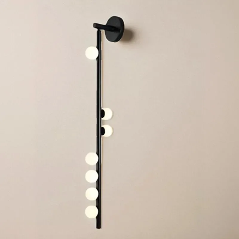 

Designer Decorated Glass Wall Lamp Clubhouse Villa Living Room TV Background Bedroom Bedside