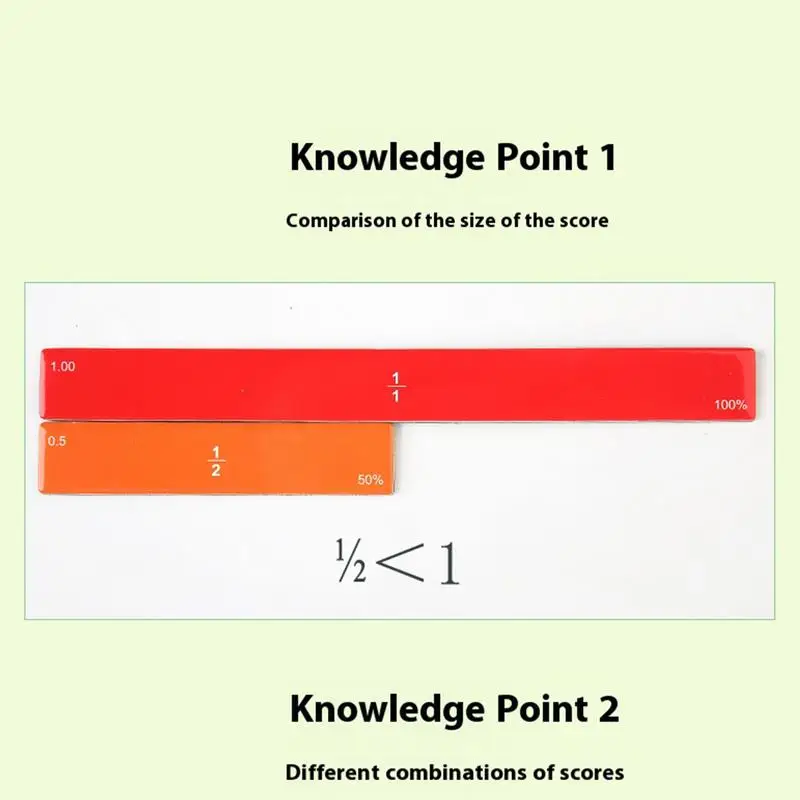 Magnetic Fraction Tiles Contagem e Atividade Set, Matemática Brinquedos, Manipulatives