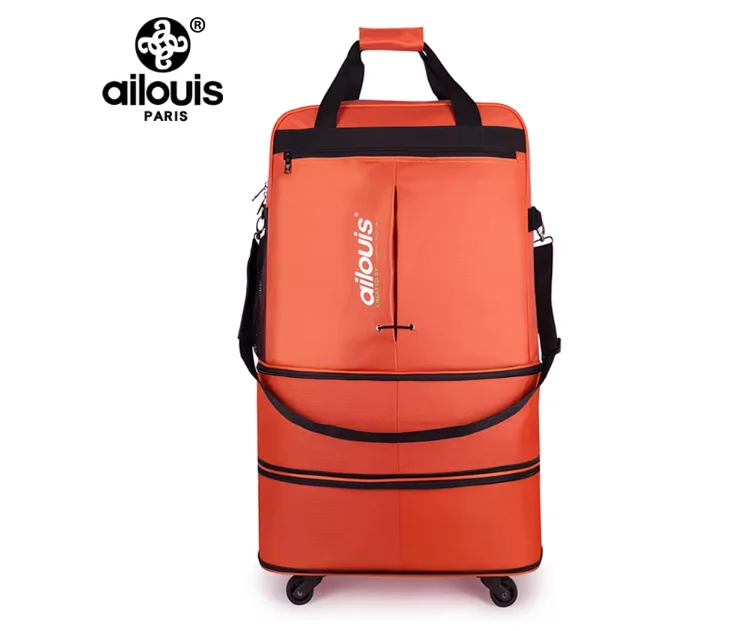 158 Air luggage Spinner Suitcase Home Moving Ba Air Checked Bag Men Check-in Bag Expandable Luggage Bag for Travel Rolling Bag