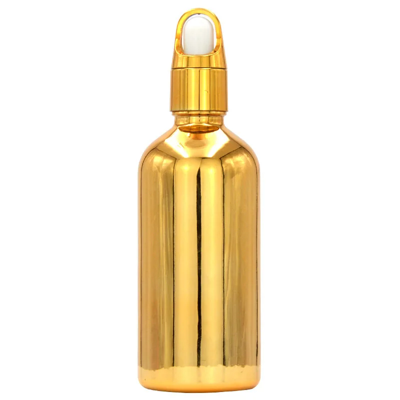 Dropper Flessen 5Ml-100Ml Reagens Eye Drop Gold Plating Glas Super Aromatherapie Vloeibare Pipet Fles Hervulbare Flessen reizen