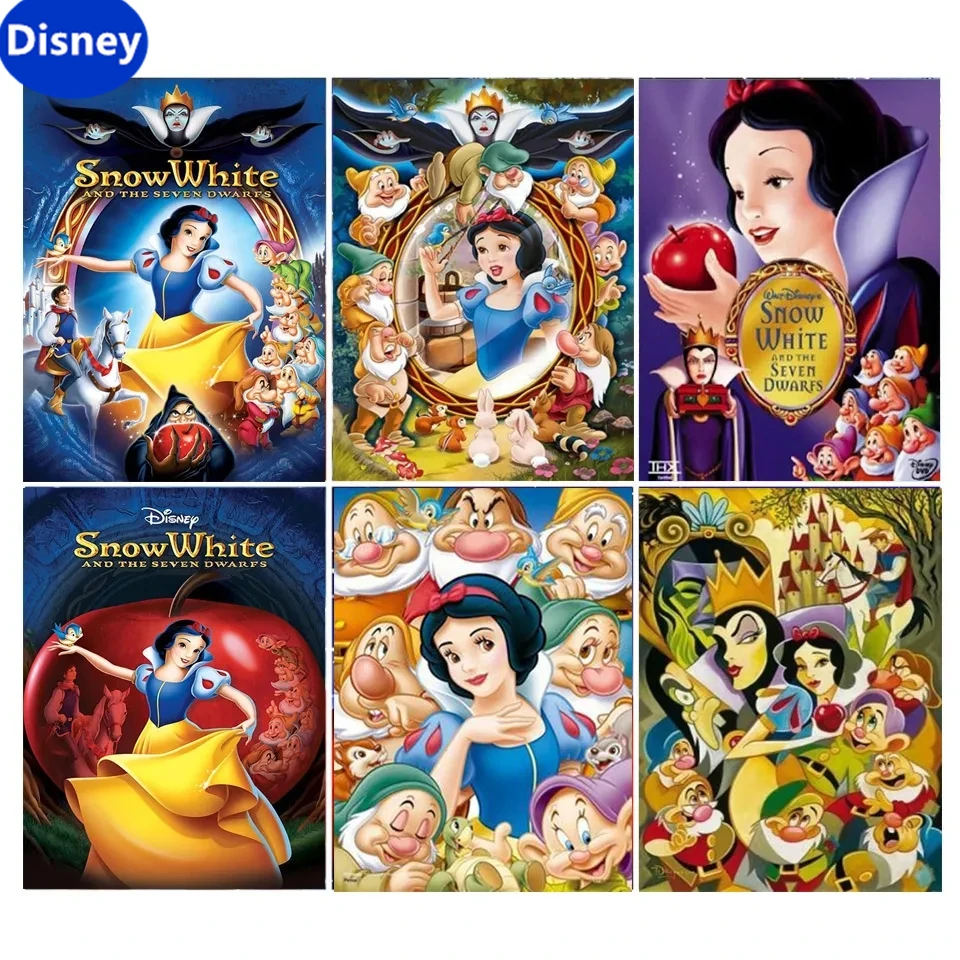 Snow White and The Seven Dwarfs Disney Characters 1000 Piece Jigsaw Puzzle Educational Game for Children