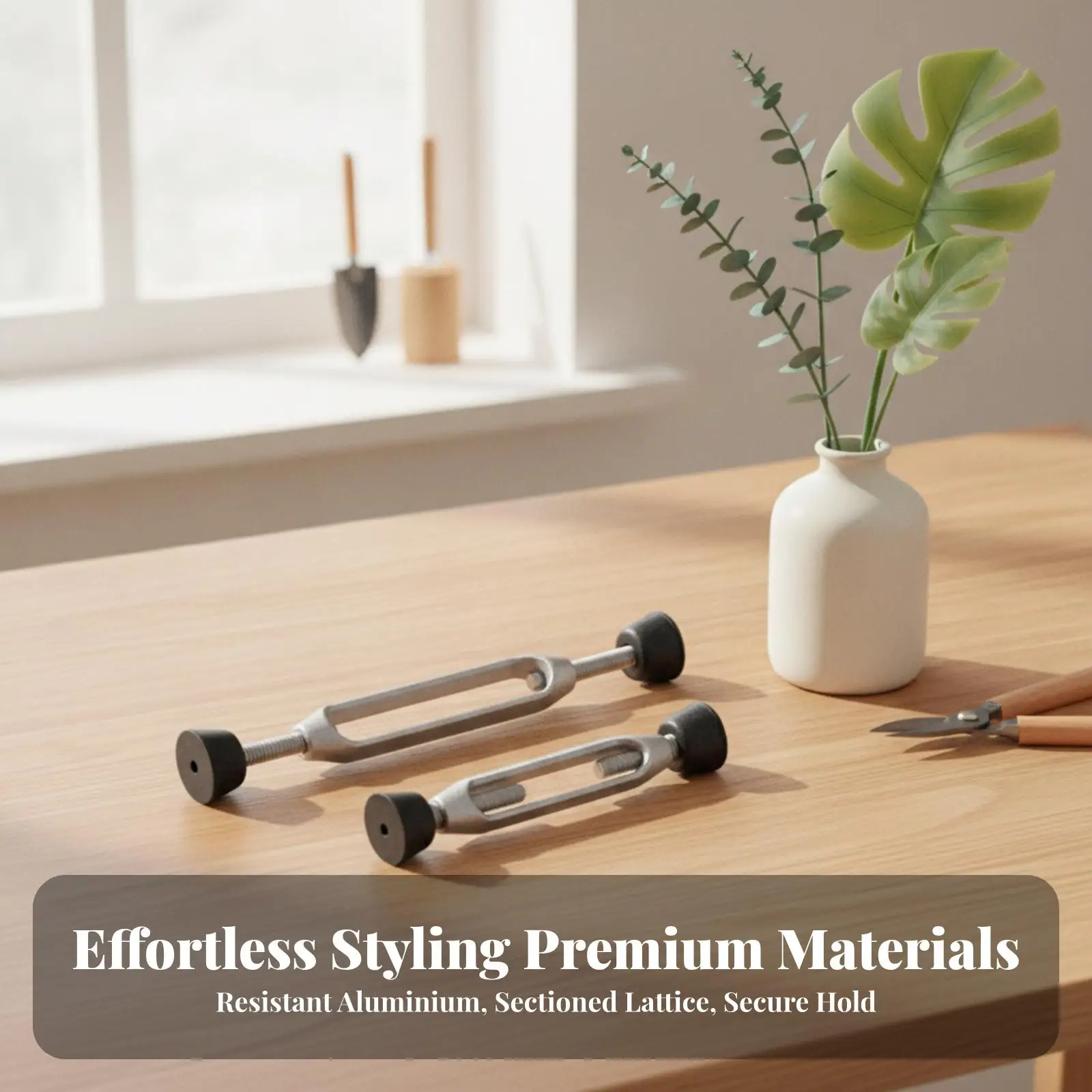 Adjustable Flower-Arranging Stem Holder | Aluminum Alloy, stalk Stabilizer, for Vases