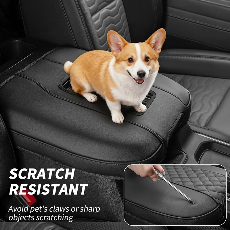 Super Sale Center Console Cover for 2019-2025 Chevy Silverado & GMC Sierra 2019-2025, Yukon & Tahoe & Suburban 2021-2025