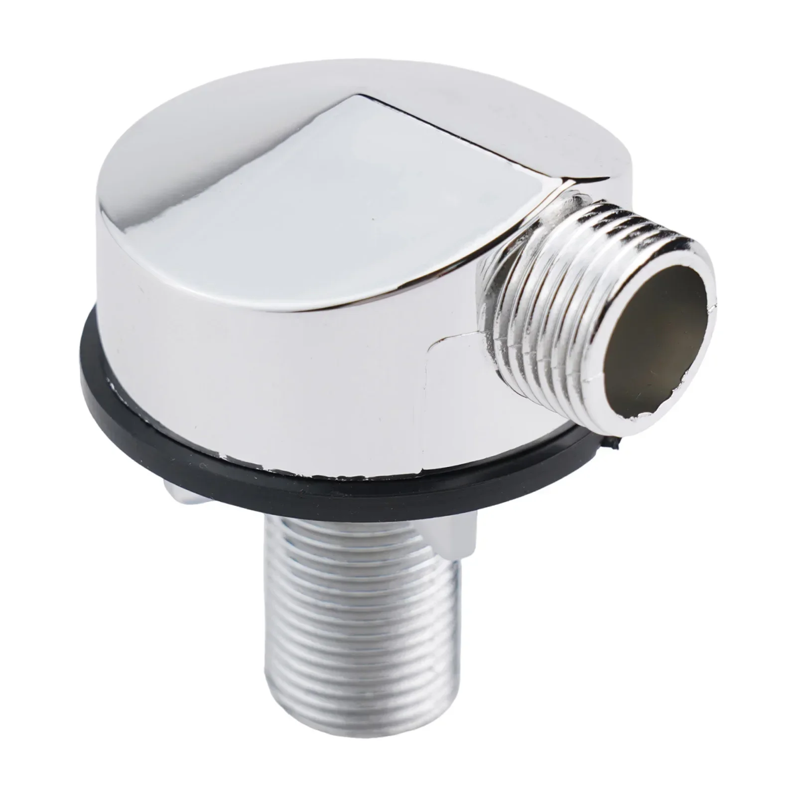 Chrome Shower Elbow Outlet Hose Connector Wall Outlet Round Shower Valve Home Improvement For Concealed Shower Valves