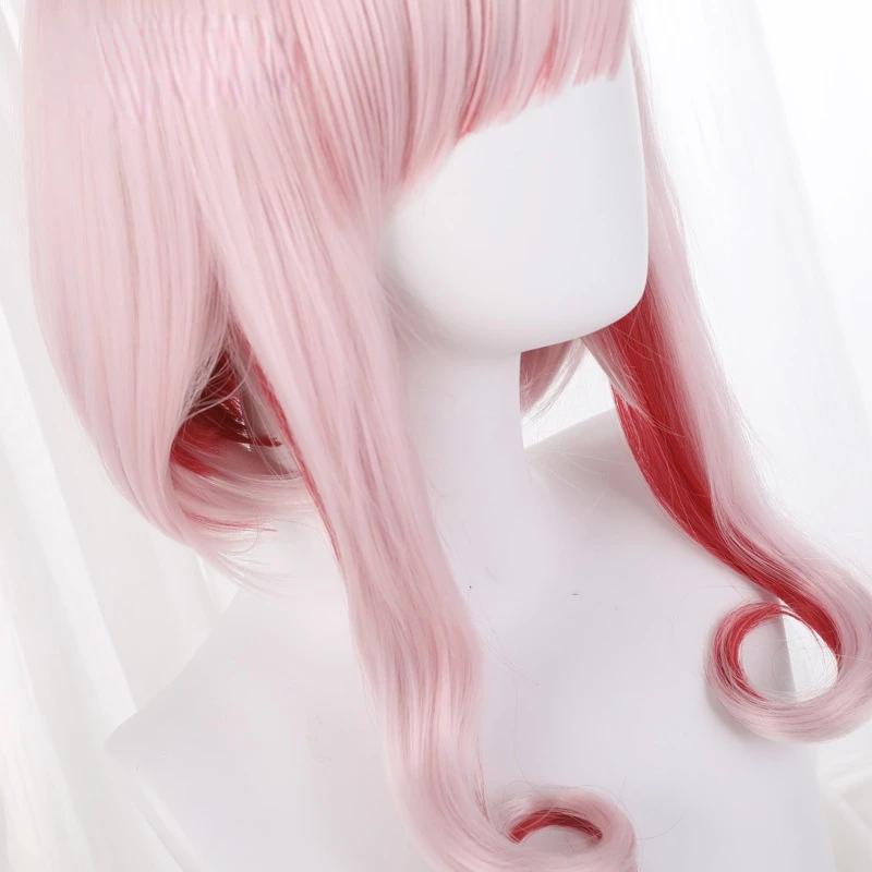 Anime Takt op. Destiny Cosplay Wig Destiny Pink Red Short Hair Heat Resistant Fiber Hair + Free Wig Cap Halloween Girls Women