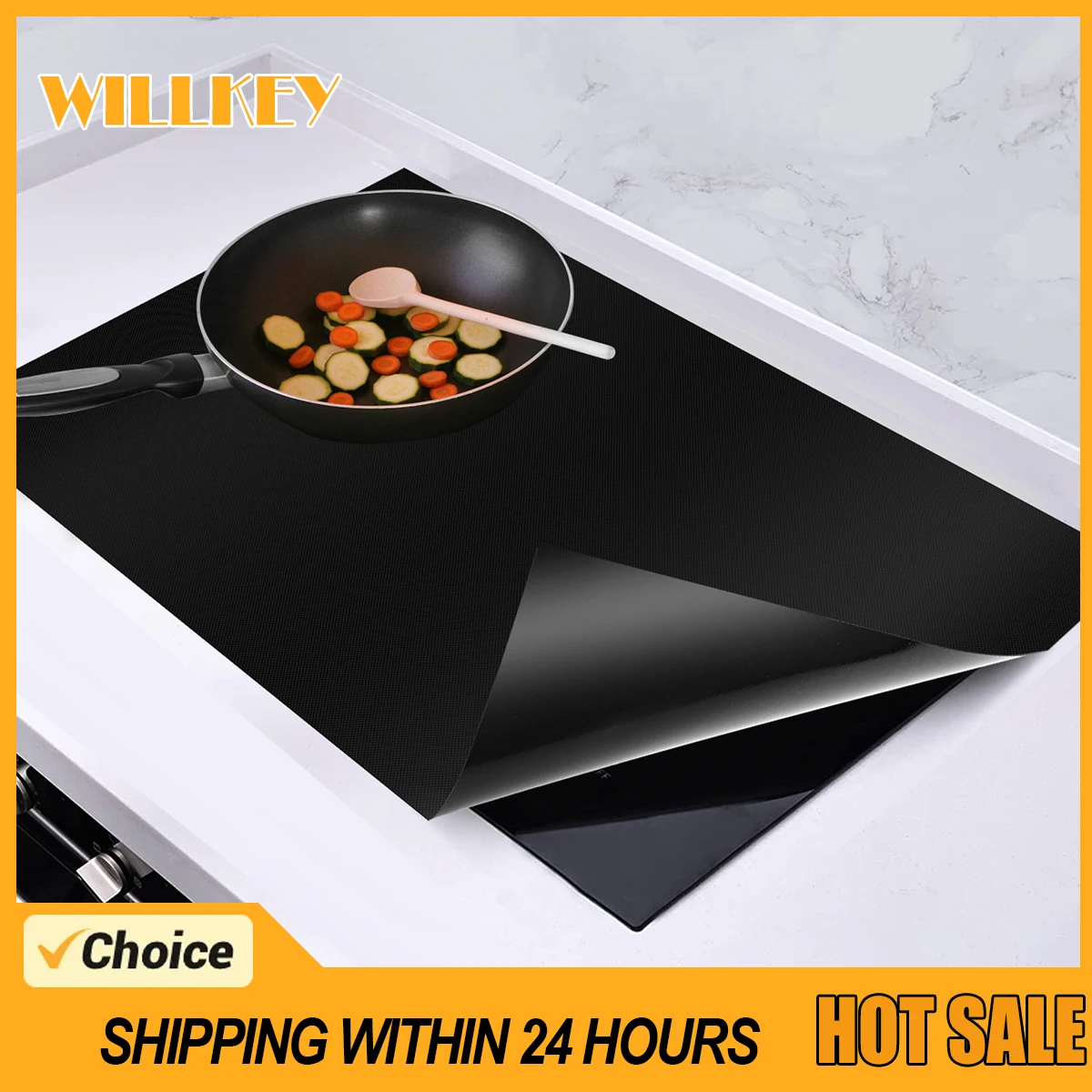 Induction Cooker Cover Silicone Mat Non Slip Electric Stove Cover Pad Cooktop Protector Cooking Kitchen Accessories Gadgets