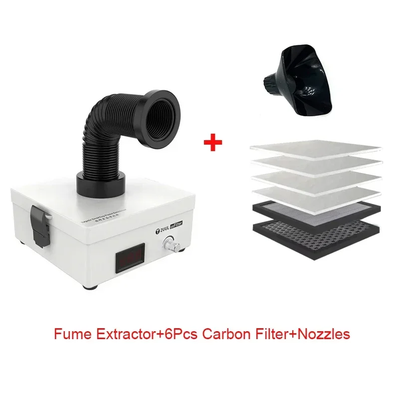 2UUL UuFilter Fume Extractor Soldering Smoke Fume Absorber For Mobile Phone Welding Repair Tool Welding Absorbing