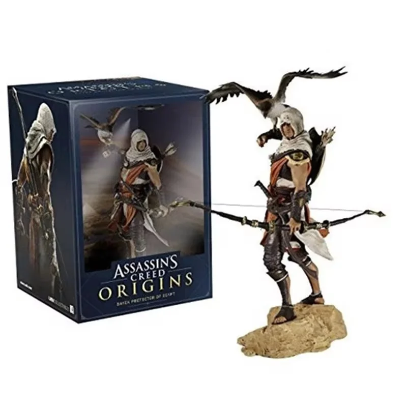 Personaggio Assassin\'S Creed Aya & Bayek Statua in PVC di alta qualità Action Figure Modello da collezione Giocattoli Decorazione della stanza