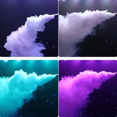 Professional Stage Lighting Effect 3000W Wedding Parties Concert Fog  DMX LCD Control Disco Water Low